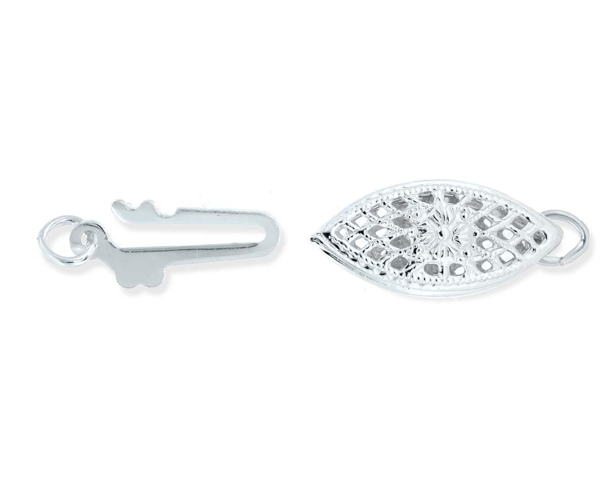 Sterling Silver Fishhook Bracelet Jewelry Clasp